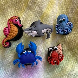 5 NEW Authentic Jibbitz shoe charms - Collectible